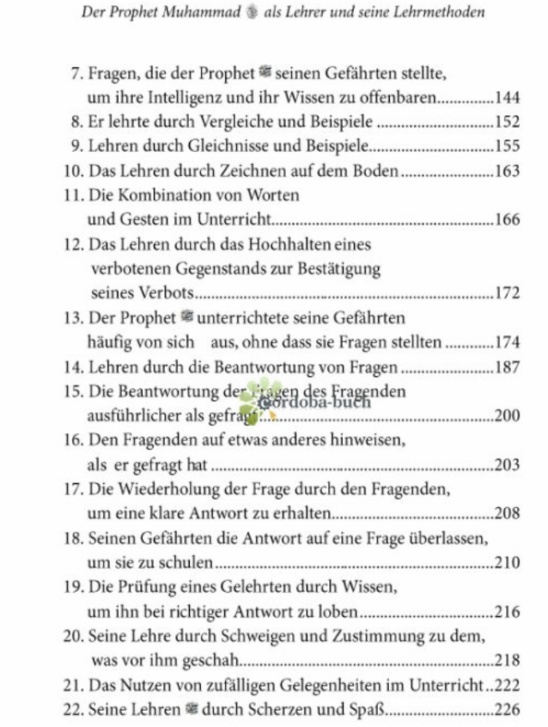 Der Prophet Muhammad sas. als Lehrer und seine Lehrmethoden – Bild 5