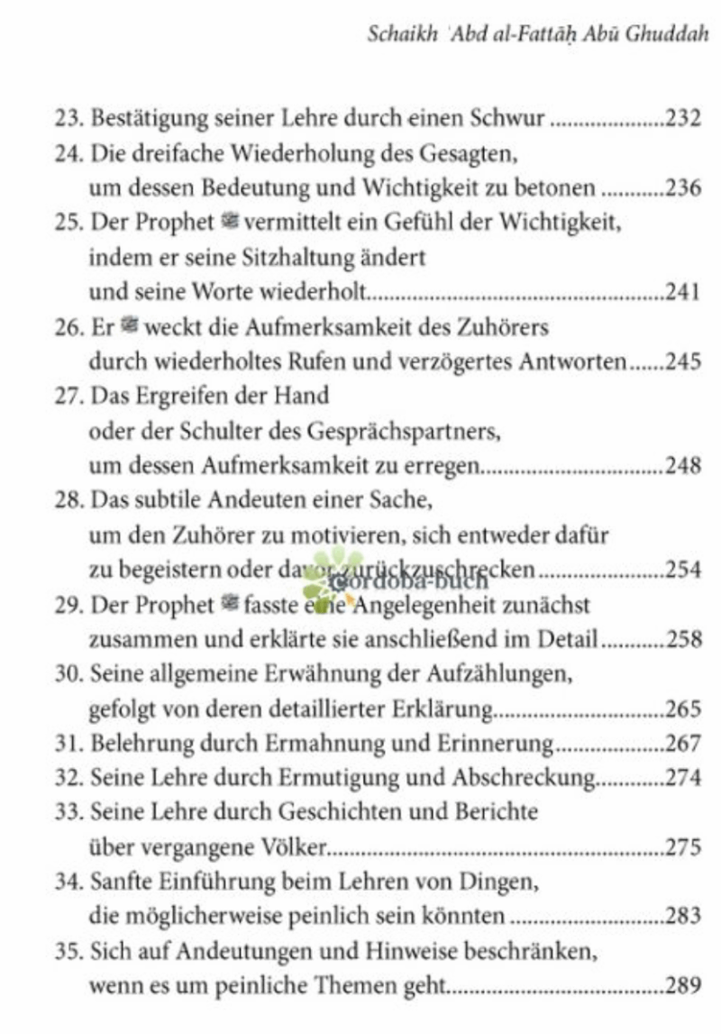 Der Prophet Muhammad sas. als Lehrer und seine Lehrmethoden – Bild 10